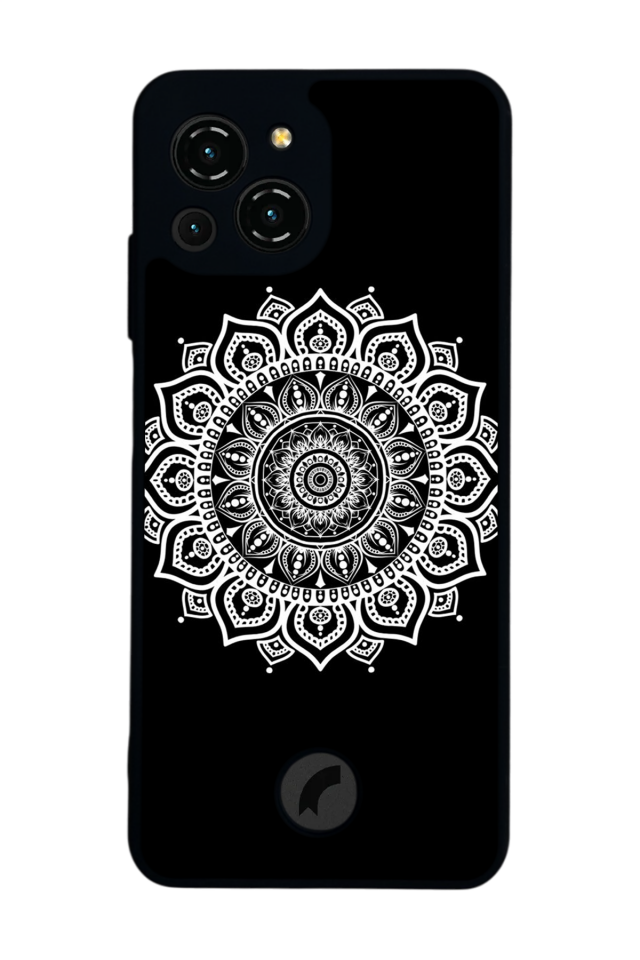 Reeder S23 Pro Max Uyumlu Mandala Tasarımlı Glossy Premium Kılıf