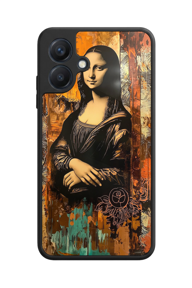 Samsung Galaxy A07 Uyumlu Monalisa Tasarımlı Glossy Premium Kılıf