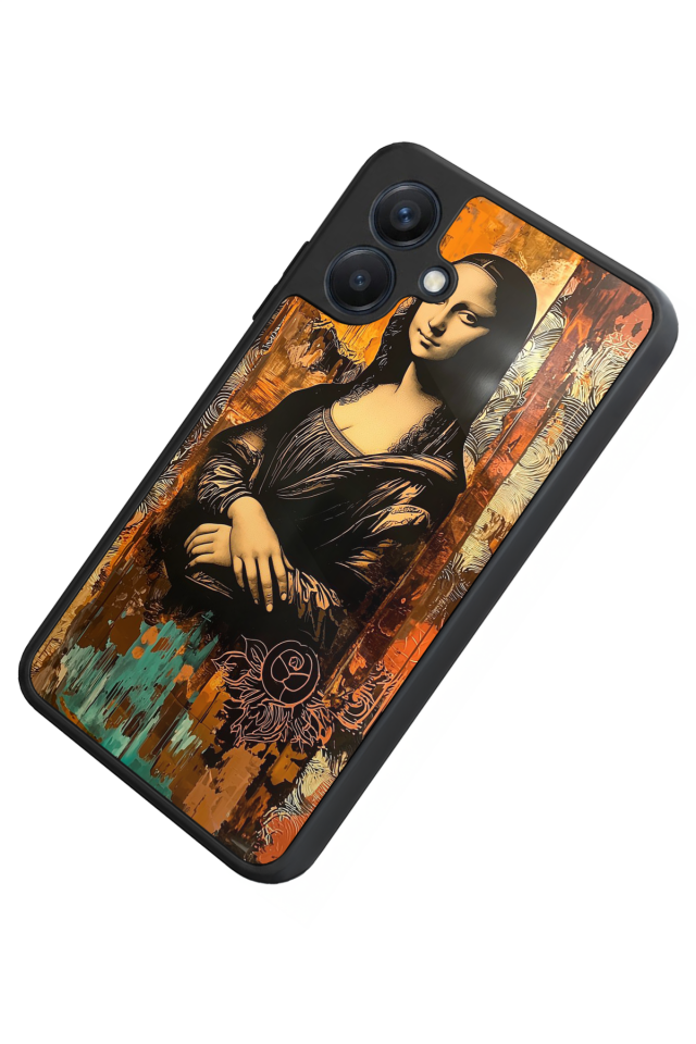 Samsung Galaxy A07 Uyumlu Monalisa Tasarımlı Glossy Premium Kılıf