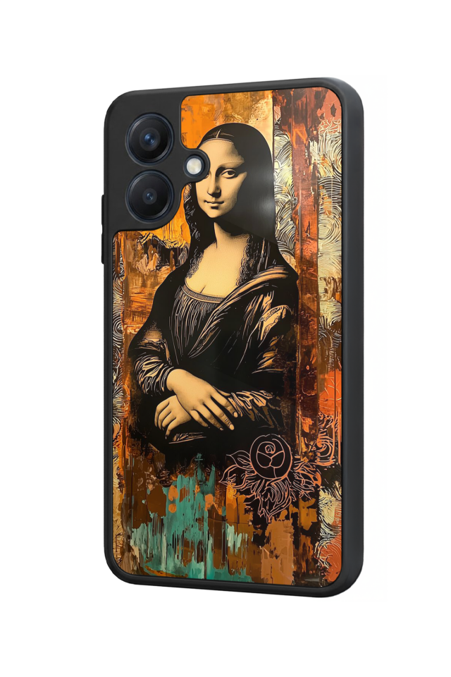 Samsung Galaxy A07 Uyumlu Monalisa Tasarımlı Glossy Premium Kılıf