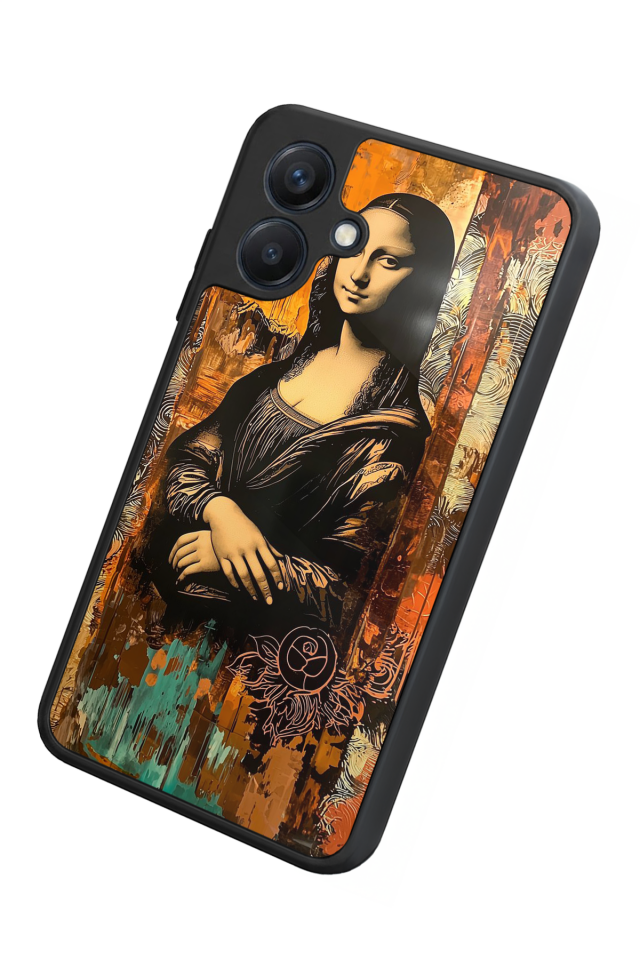 Samsung Galaxy A07 Uyumlu Monalisa Tasarımlı Glossy Premium Kılıf