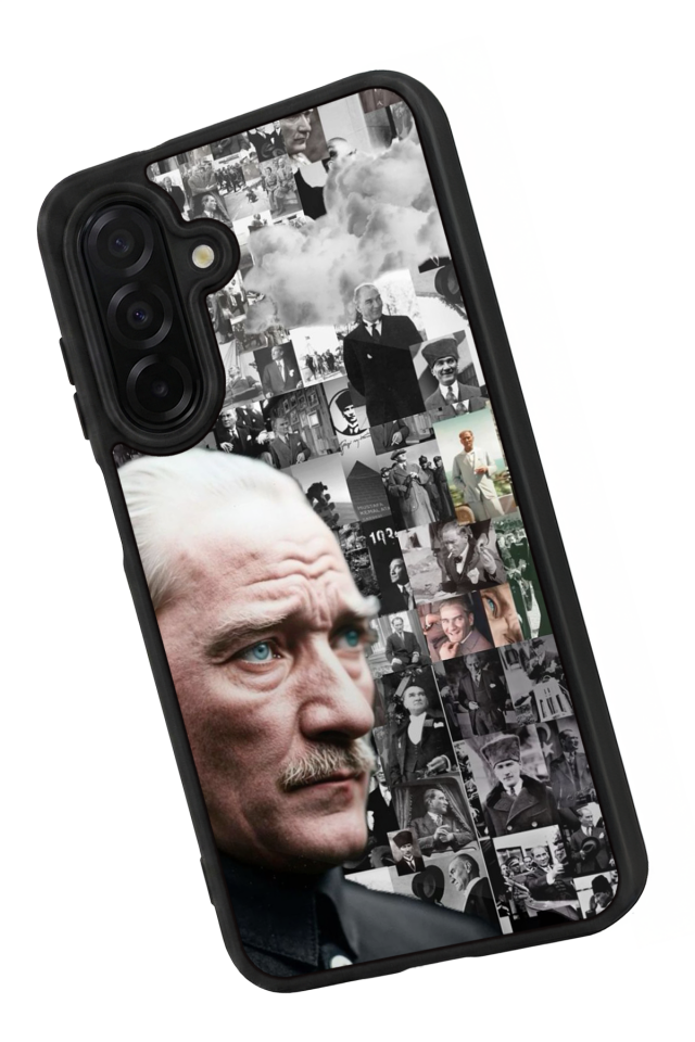Samsung Galaxy A56 Uyumlu Mustafa Kemal Ataturk Tasarımlı Glossy Premium Kılıf