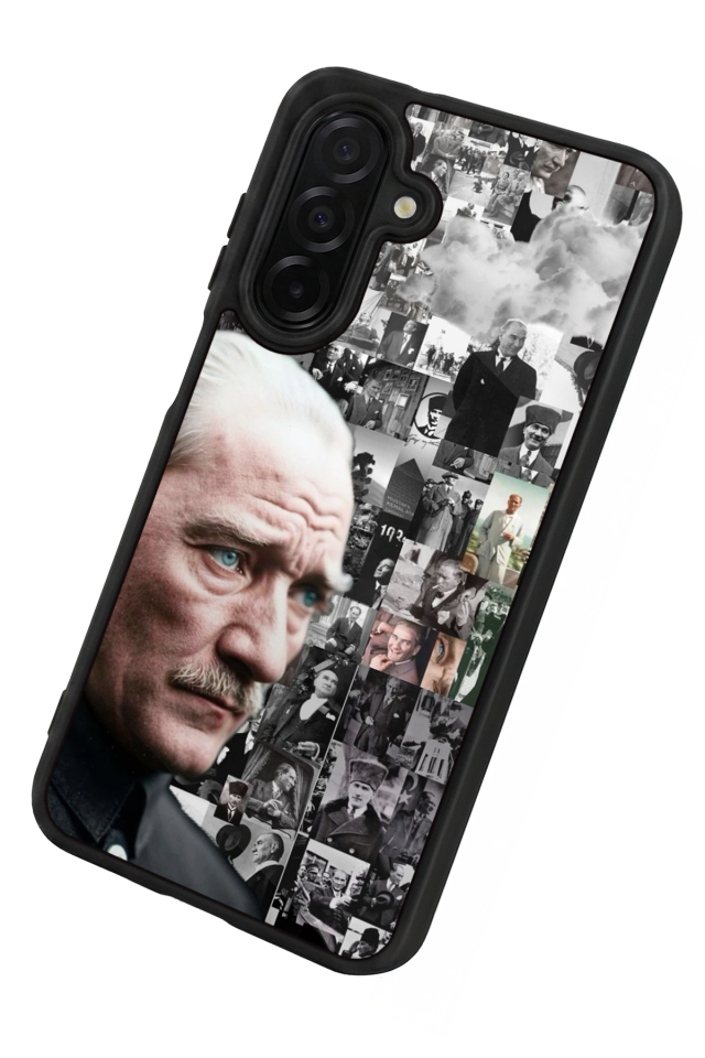 Samsung Galaxy A56 Uyumlu Mustafa Kemal Ataturk Tasarımlı Glossy Premium Kılıf