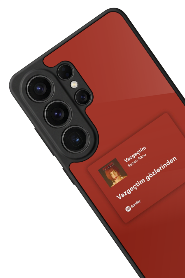Samsung Galaxy S26 Ultra Uyumlu Sarki Sozleri Tasarımlı Glossy Premium Kılıf