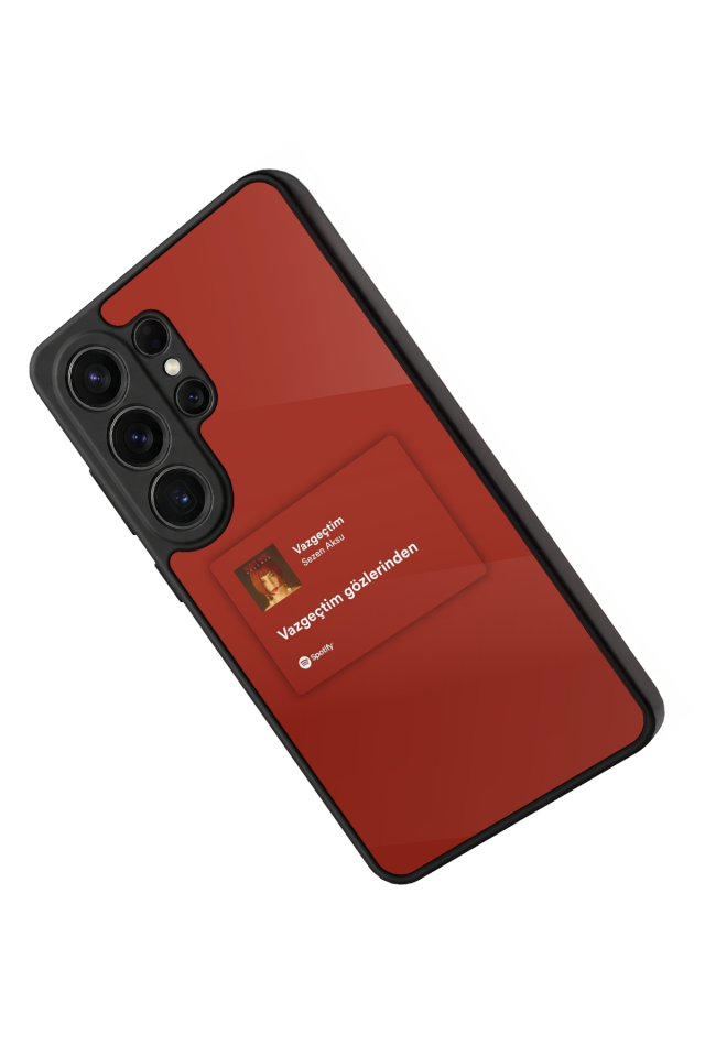 Samsung Galaxy S26 Ultra Uyumlu Sarki Sozleri Tasarımlı Glossy Premium Kılıf