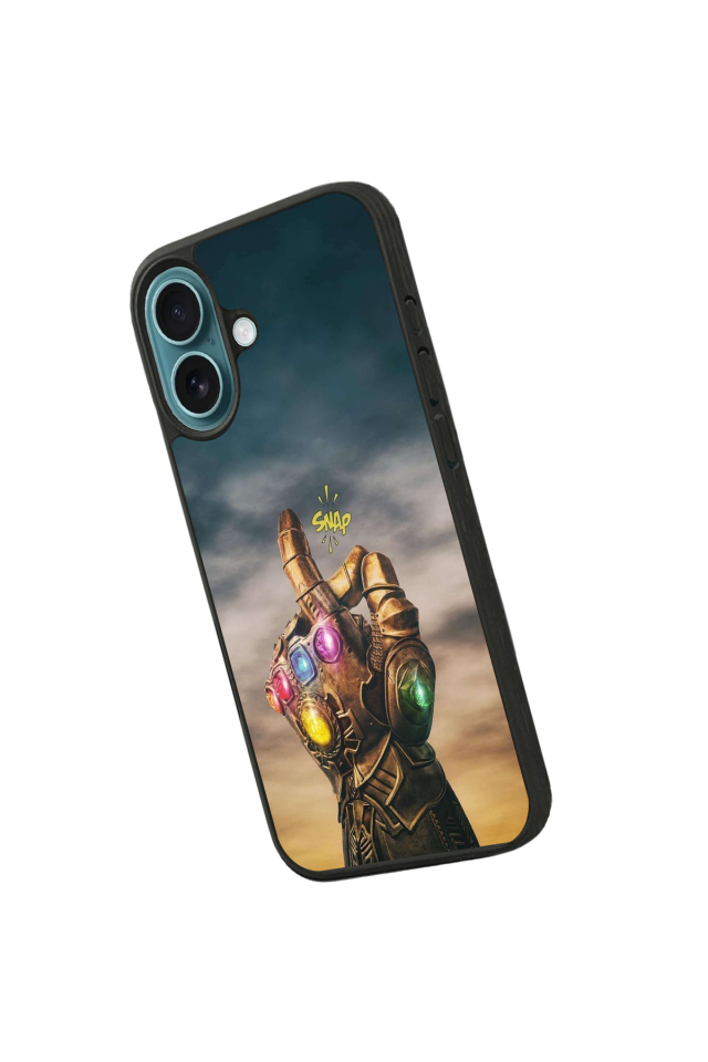 iPhone 16 Plus Uyumlu Thanos Tasarımlı Glossy Premium Kılıf