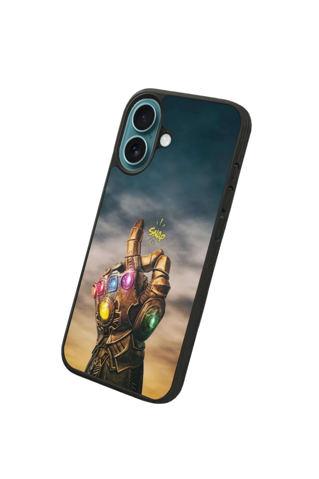 iPhone 16 Plus Uyumlu Thanos Tasarımlı Glossy Premium Kılıf