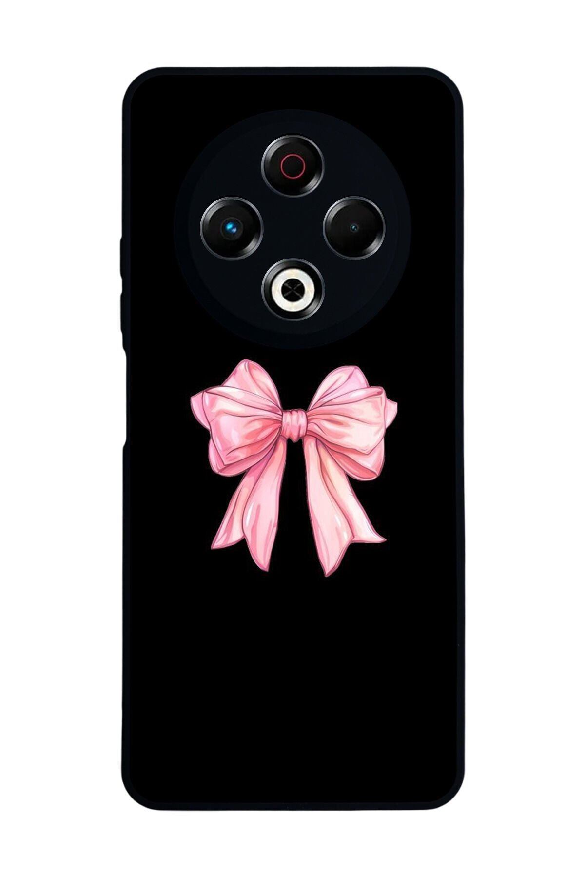 Tecno Spark 30 Uyumlu Kurdele Tasarımlı Glossy Premium Kılıf