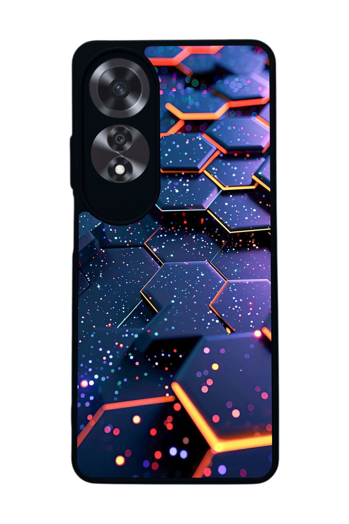 Oppo A60 Mat Siyah uyumlu Kılıf – Yumuşak Silikon, Koruyucu, Şok Emici Kapak