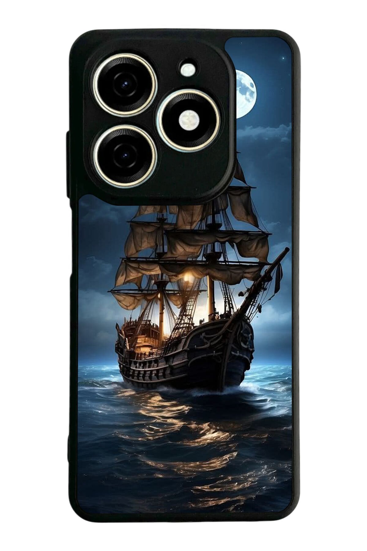 Infınıx Smart 8 Pro Uyumlu Korsan Tasarımlı Glossy Premium Kılıf