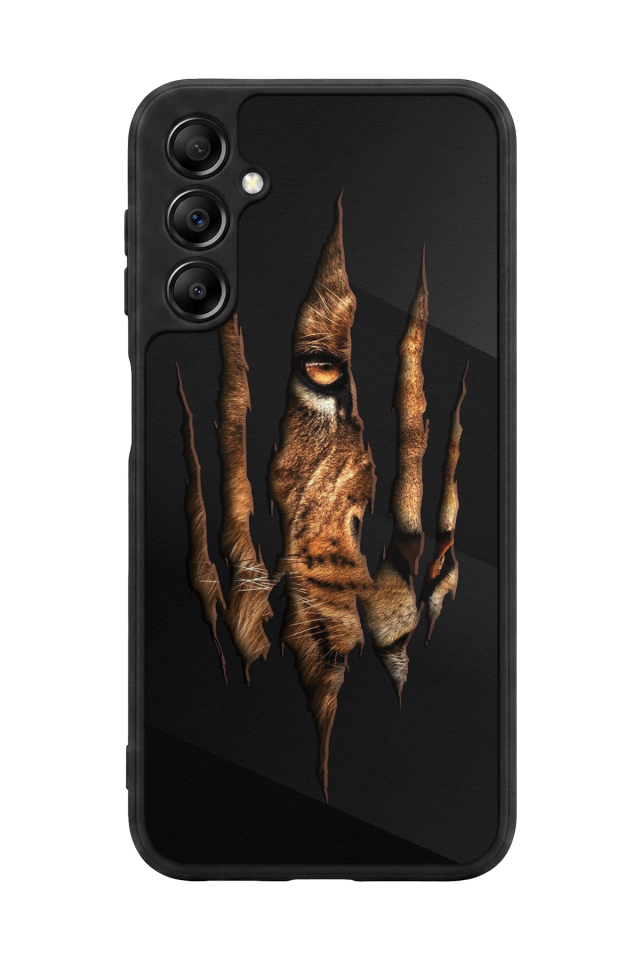 Samsung Galaxy A14 Uyumlu Aslan Tasarımlı Glossy Premium Kılıf