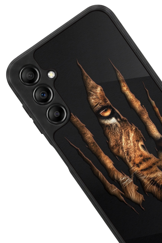 Samsung Galaxy A14 Uyumlu Aslan Tasarımlı Glossy Premium Kılıf