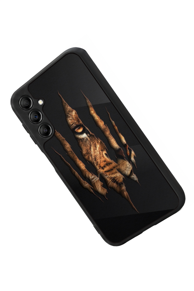 Samsung Galaxy A14 Uyumlu Aslan Tasarımlı Glossy Premium Kılıf