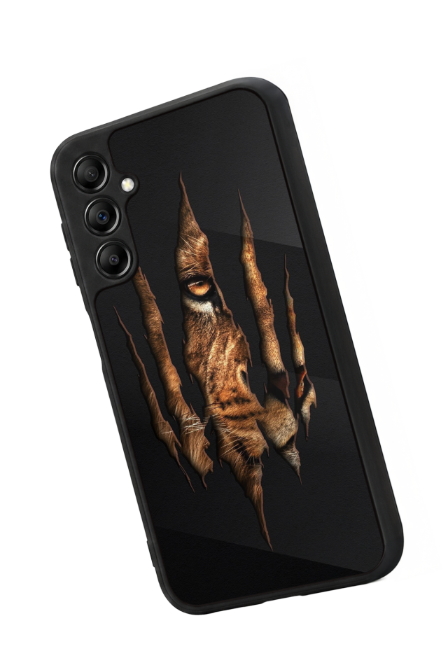 Samsung Galaxy A14 Uyumlu Aslan Tasarımlı Glossy Premium Kılıf