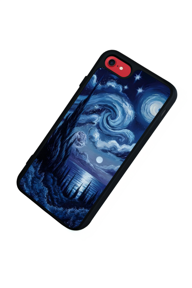 iPhone 7 Uyumlu Ay Tasarımlı Glossy Premium Kılıf