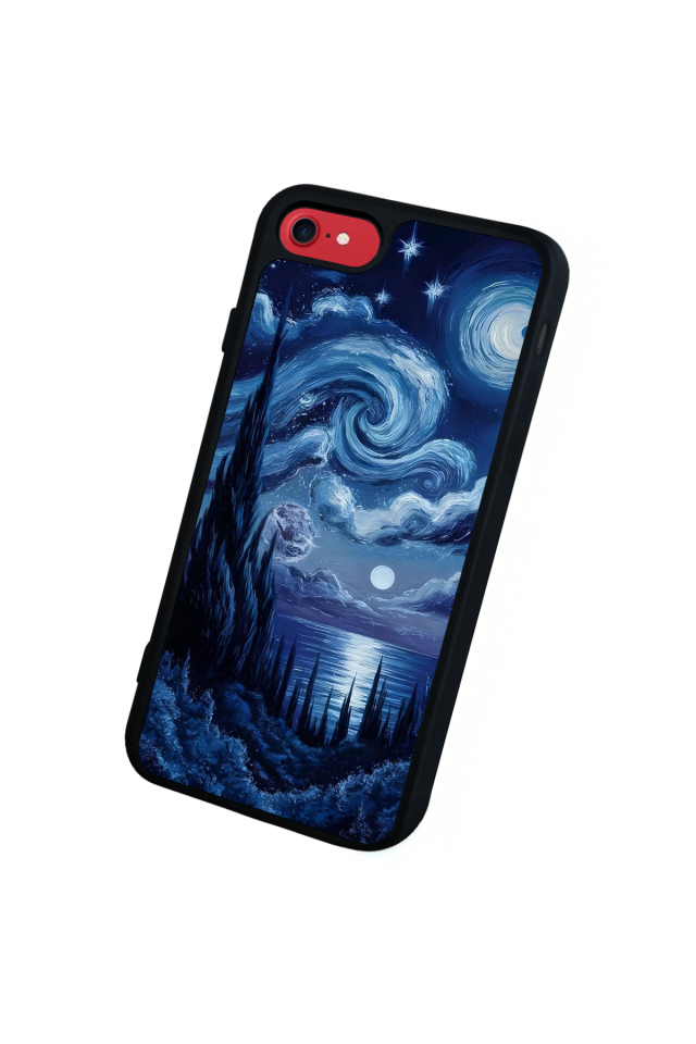 iPhone 7 Uyumlu Ay Tasarımlı Glossy Premium Kılıf