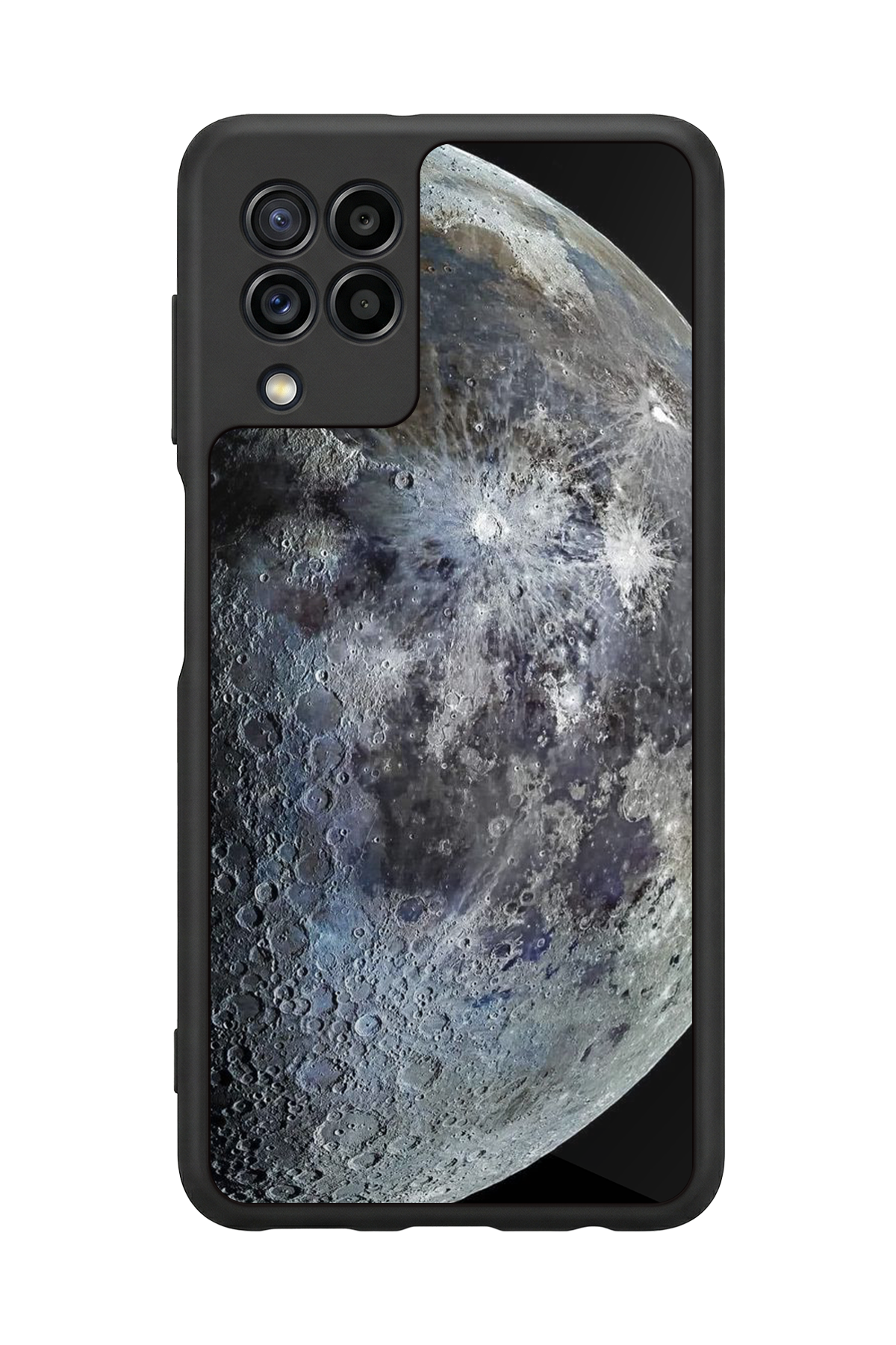 Samsung Galaxy M32 Uyumlu Ay Tasarımlı Glossy Premium Kılıf