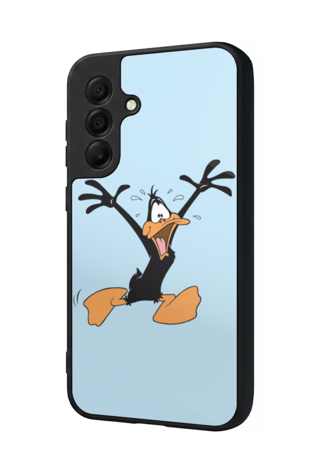 Samsung Galaxy A17 Uyumlu Daffy duck Tasarımlı Glossy Premium Kılıf