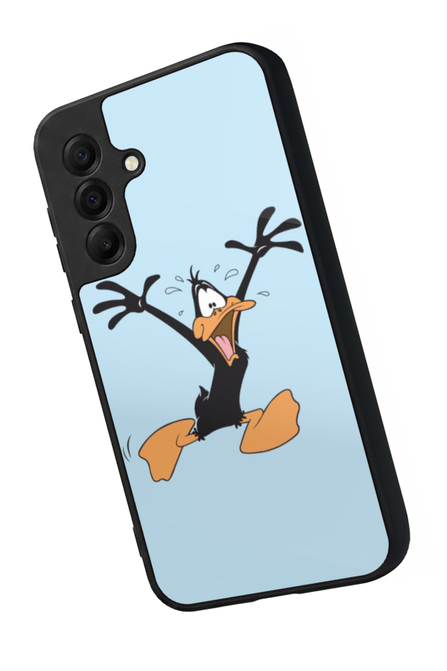 Samsung Galaxy A17 Uyumlu Daffy duck Tasarımlı Glossy Premium Kılıf