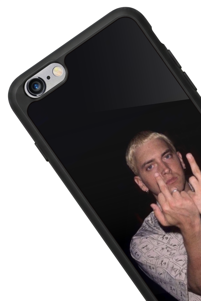 iPhone 6 Plus Uyumlu Eminem Tasarımlı Glossy Premium Kılıf