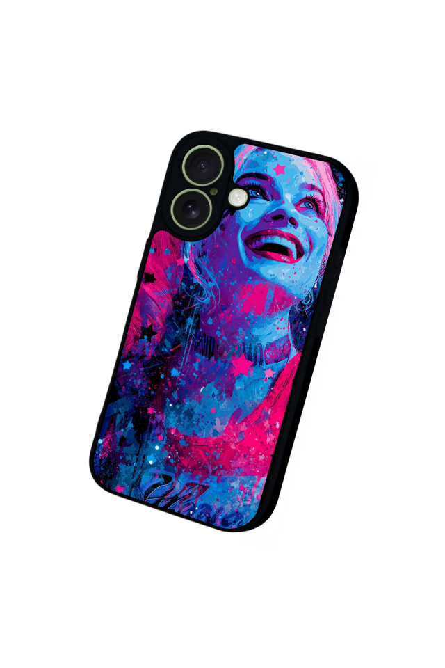 iPhone 17 Uyumlu HarleyQueen Tasarımlı Glossy Premium Kılıf