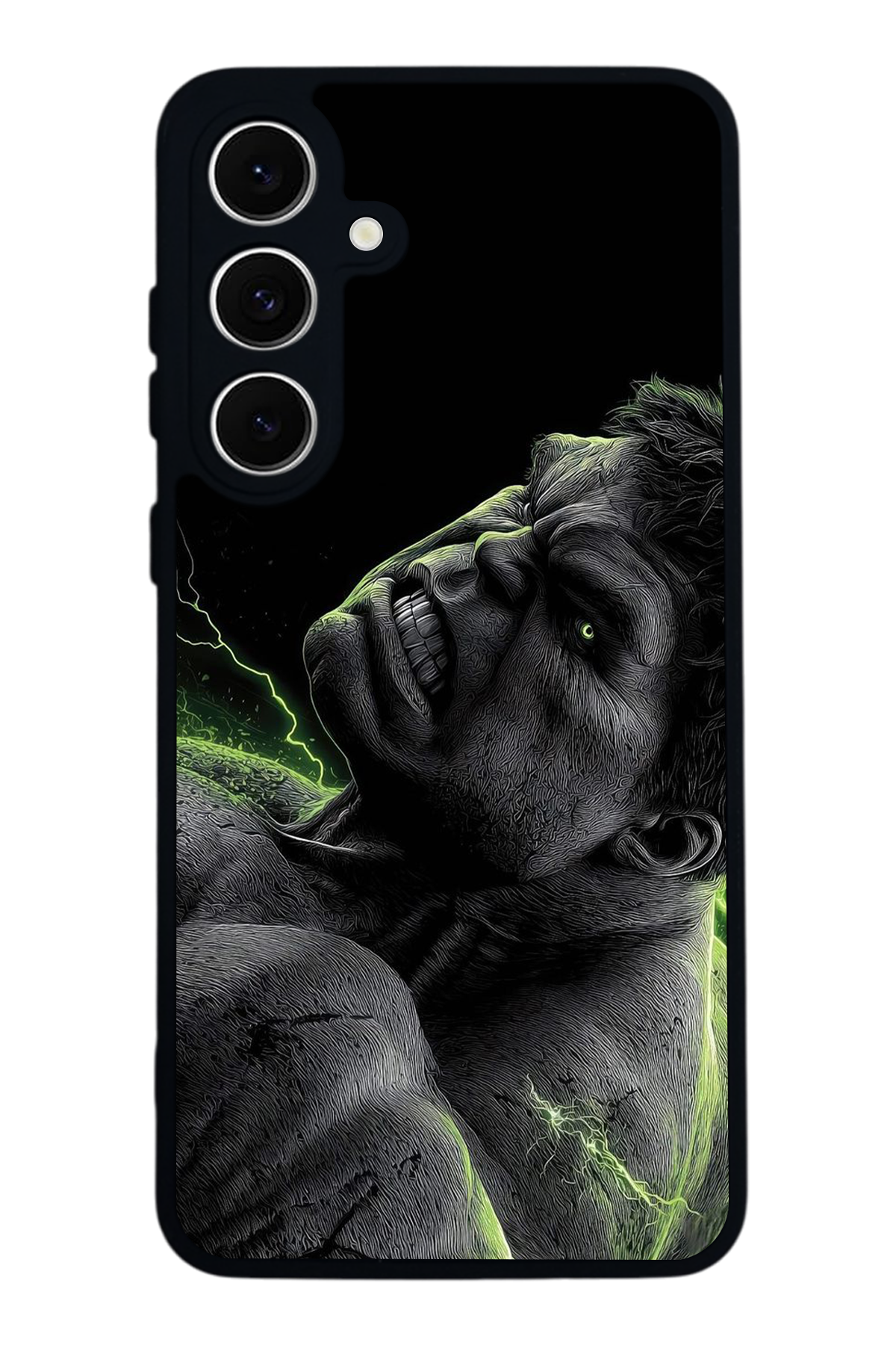Samsung Galaxy S24 FE Uyumlu Hulk Tasarımlı Glossy Premium Kılıf