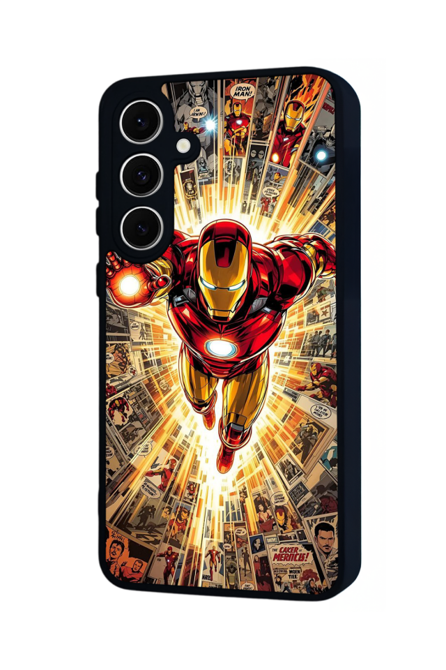 Samsung Galaxy A16 Uyumlu Iron Man ( Demir Adam ) Tasarımlı Glossy Premium Kılıf