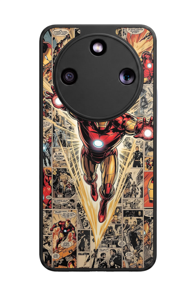 Honor Magic 8 Lite Uyumlu  Iron Man ( Demir Adam ) Tasarımlı Glossy Premium Kılıf