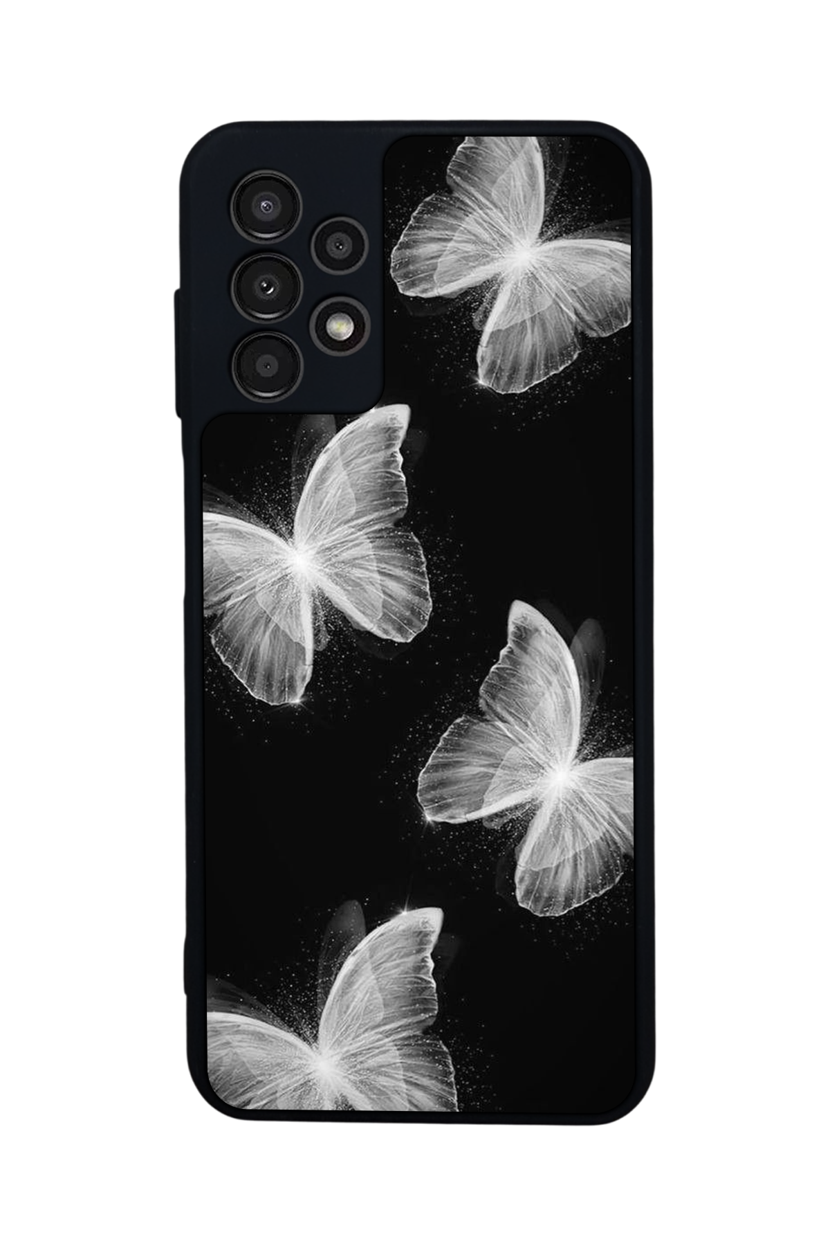 Samsung Galaxy A23 Uyumlu Kelebek Tasarımlı Glossy Premium Kılıf