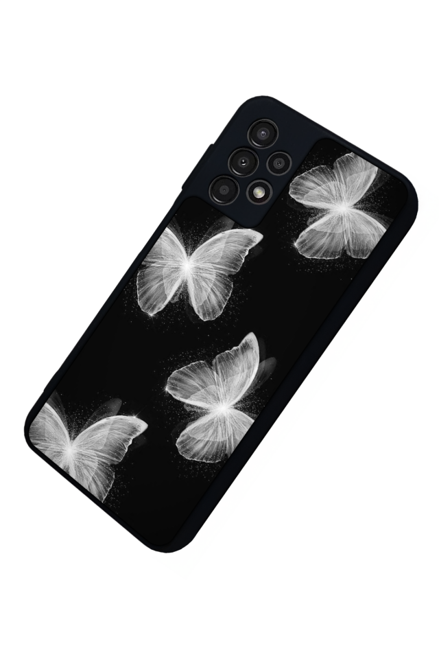 Samsung Galaxy A23 Uyumlu Kelebek Tasarımlı Glossy Premium Kılıf