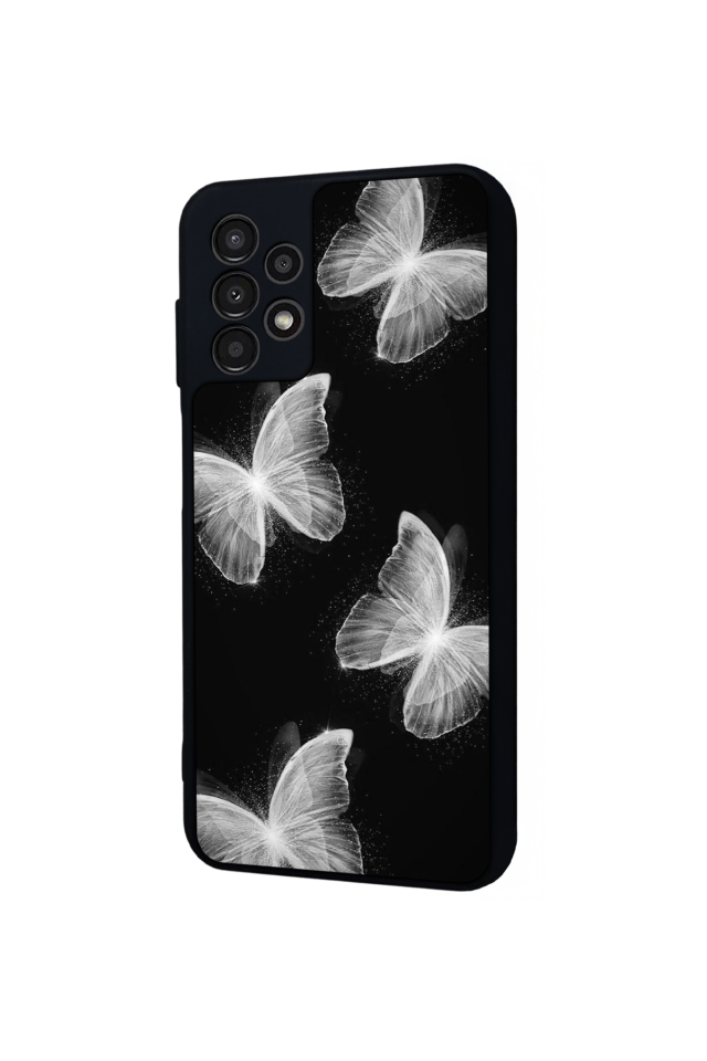 Samsung Galaxy A23 Uyumlu Kelebek Tasarımlı Glossy Premium Kılıf