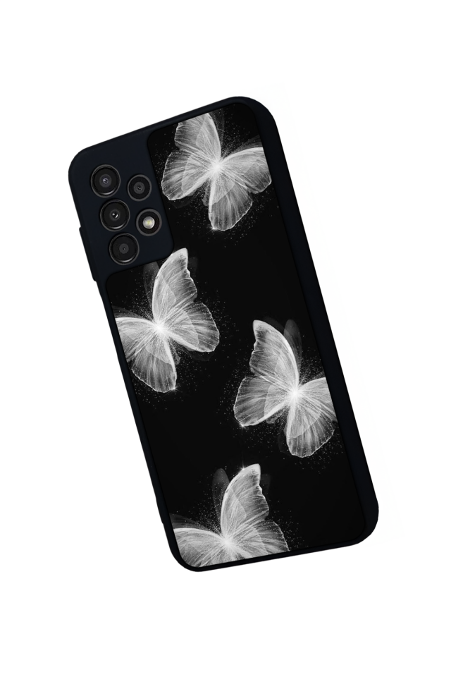 Samsung Galaxy A23 Uyumlu Kelebek Tasarımlı Glossy Premium Kılıf