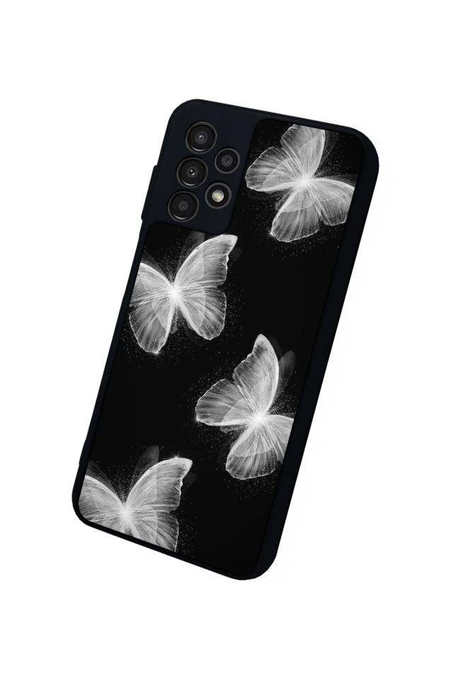 Samsung Galaxy A23 Uyumlu Kelebek Tasarımlı Glossy Premium Kılıf
