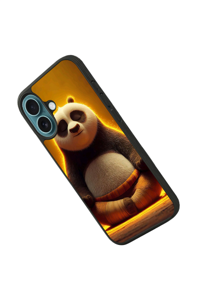 iPhone 16 Uyumlu Kung Fu Panda Tasarımlı Glossy Premium Kılıf