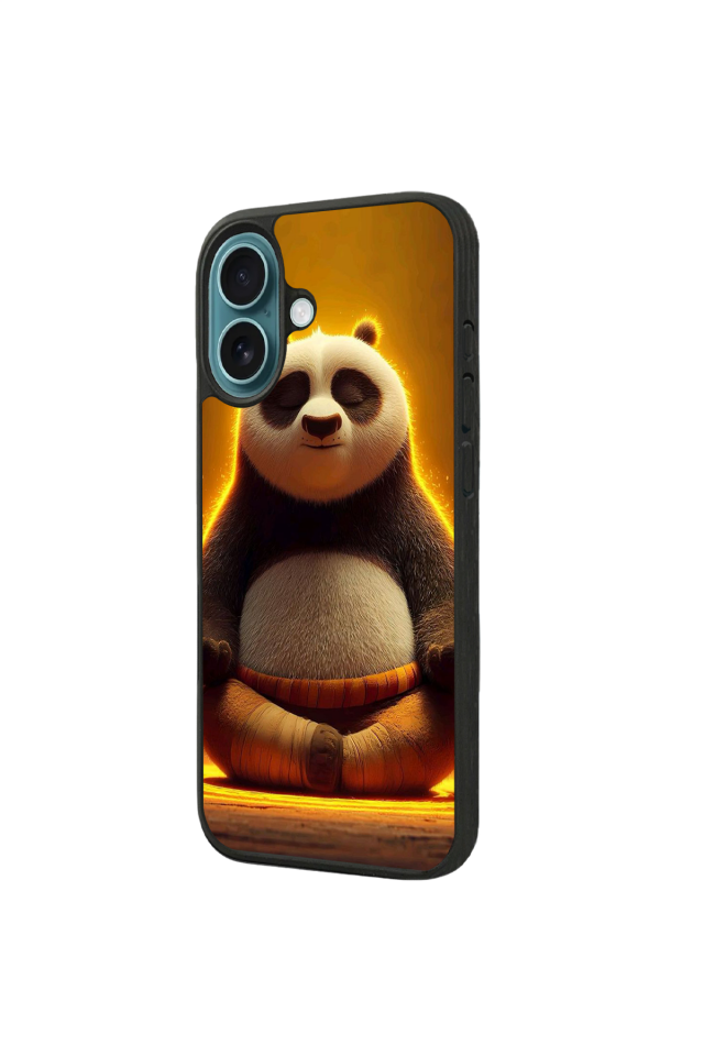 iPhone 16 Uyumlu Kung Fu Panda Tasarımlı Glossy Premium Kılıf
