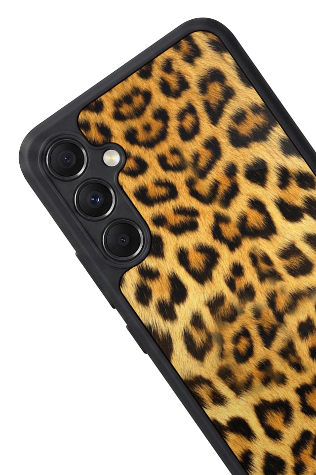 Samsung Galaxy M34 Uyumlu Leopar Tasarımlı Glossy Premium Kılıf