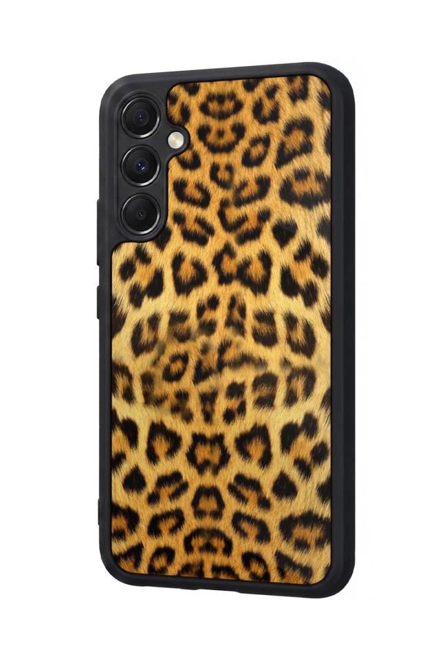 Samsung Galaxy M34 Uyumlu Leopar Tasarımlı Glossy Premium Kılıf