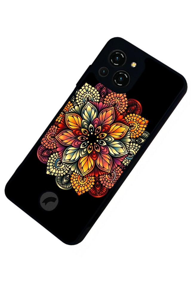 Reeder S23 Pro Max Uyumlu Mandala Tasarımlı Glossy Premium Kılıf