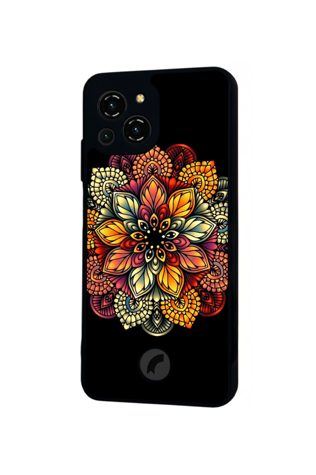 Reeder S23 Pro Max Uyumlu Mandala Tasarımlı Glossy Premium Kılıf