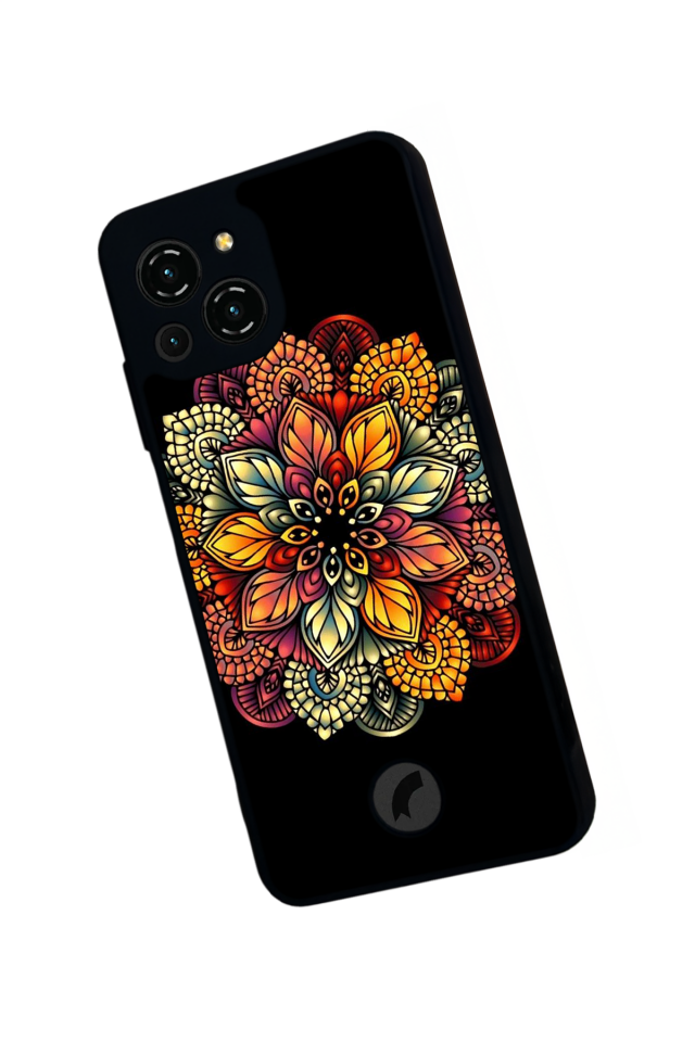 Reeder S23 Pro Max Uyumlu Mandala Tasarımlı Glossy Premium Kılıf