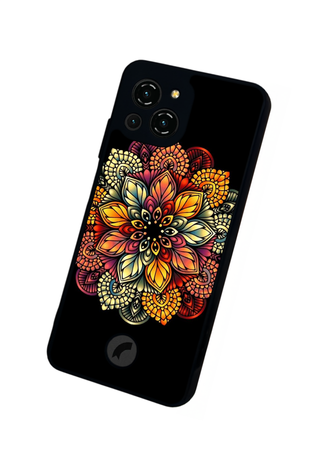 Reeder S23 Pro Max Uyumlu Mandala Tasarımlı Glossy Premium Kılıf