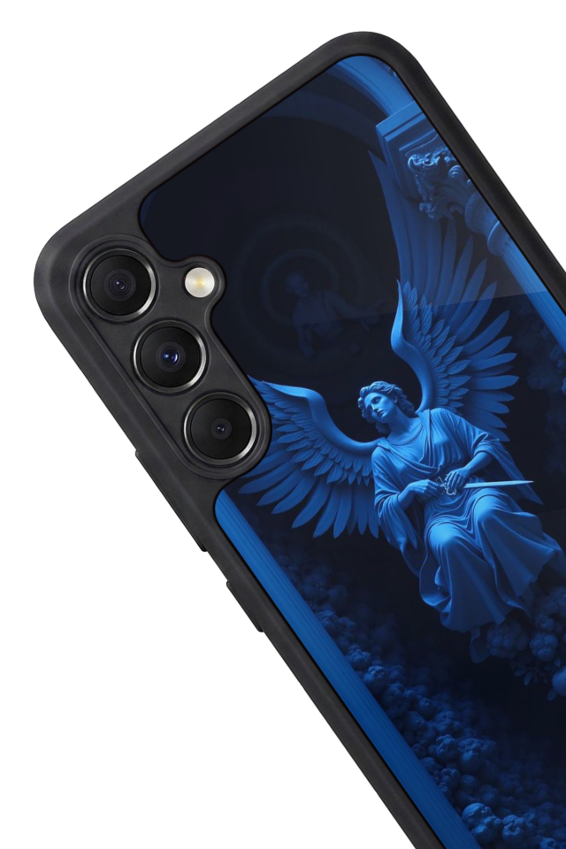 Samsung Galaxy A34 Uyumlu Melek Tasarımlı Glossy Premium Kılıf