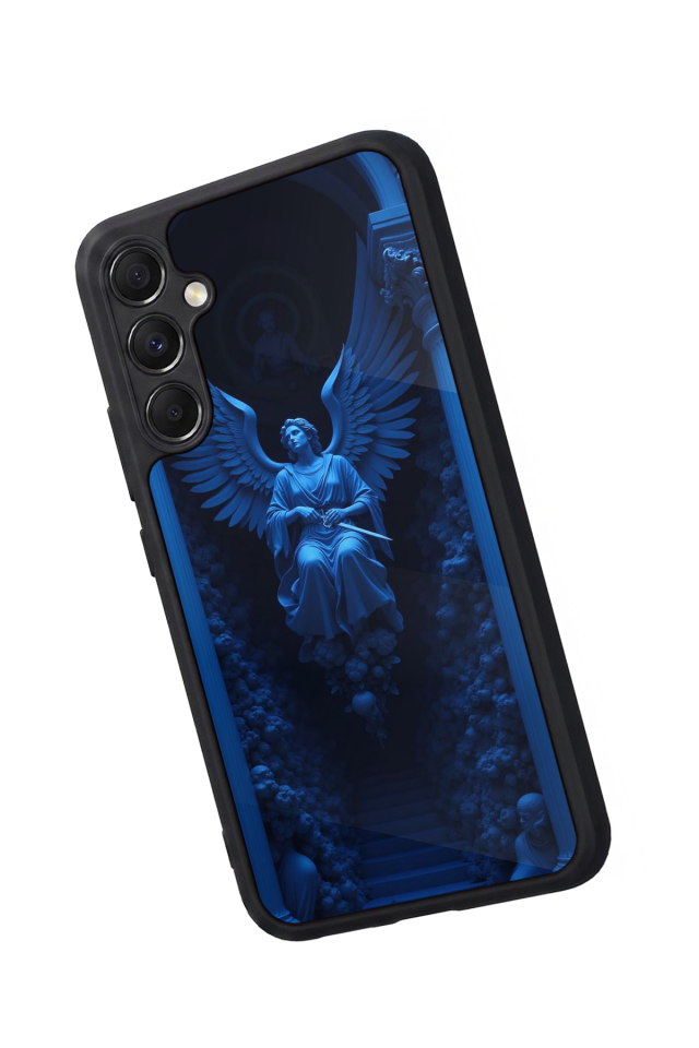 Samsung Galaxy A34 Uyumlu Melek Tasarımlı Glossy Premium Kılıf