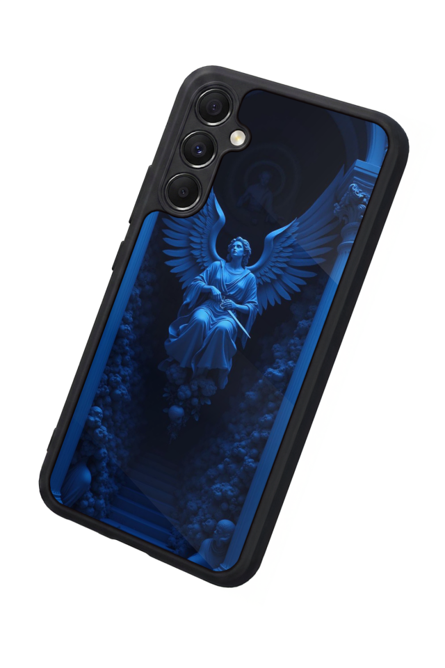 Samsung Galaxy A34 Uyumlu Melek Tasarımlı Glossy Premium Kılıf