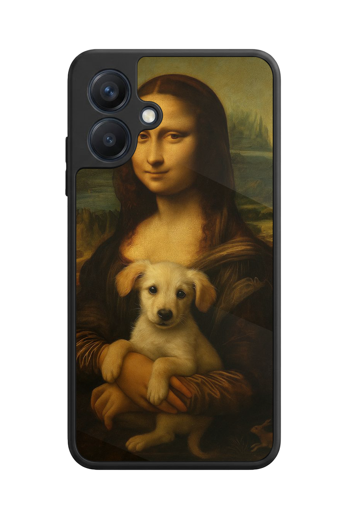 Samsung Galaxy A07 Uyumlu Monalisa Tasarımlı Glossy Premium Kılıf