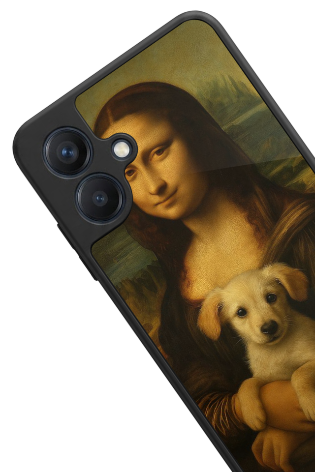 Samsung Galaxy A07 Uyumlu Monalisa Tasarımlı Glossy Premium Kılıf