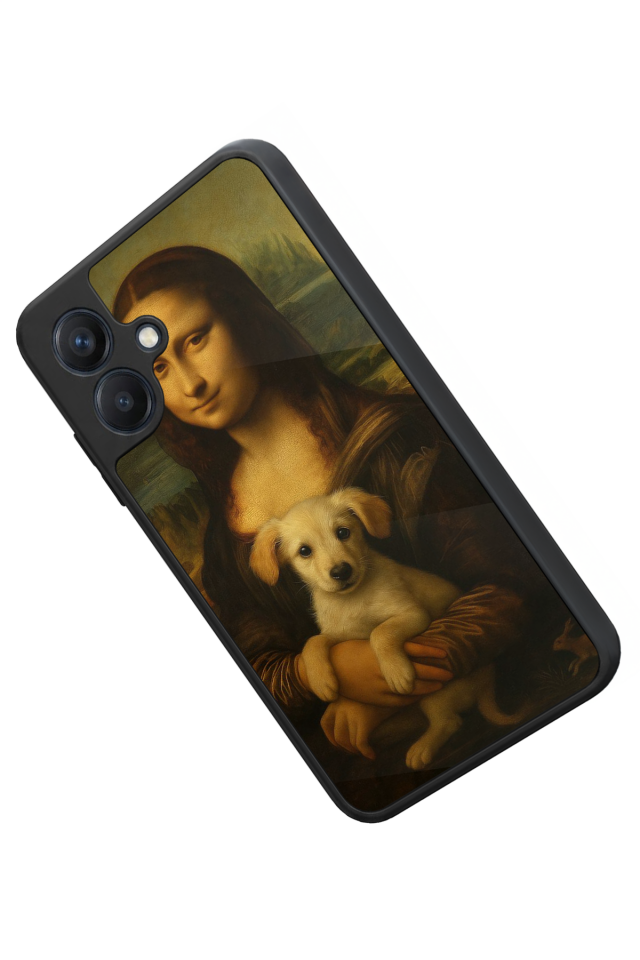 Samsung Galaxy A07 Uyumlu Monalisa Tasarımlı Glossy Premium Kılıf