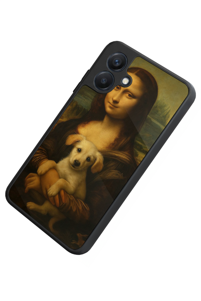 Samsung Galaxy A07 Uyumlu Monalisa Tasarımlı Glossy Premium Kılıf