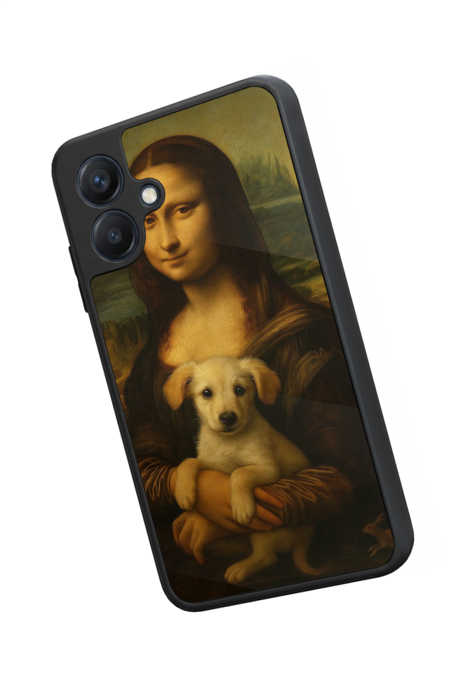 Samsung Galaxy A07 Uyumlu Monalisa Tasarımlı Glossy Premium Kılıf