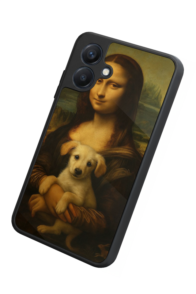 Samsung Galaxy A07 Uyumlu Monalisa Tasarımlı Glossy Premium Kılıf
